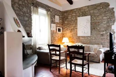 Area soggiorno di Florence Winery Country Villas - Fattoria Lavacchio