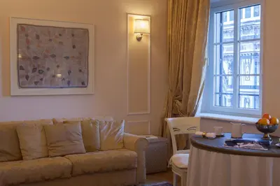 Area soggiorno di Granduomo Charming Accomodation