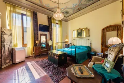 Letto o letti in una camera di Monna Lisa by Mmega