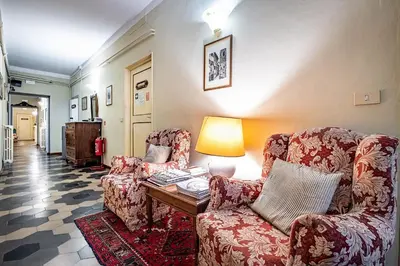 Area soggiorno di Bellevue House Affittacamere