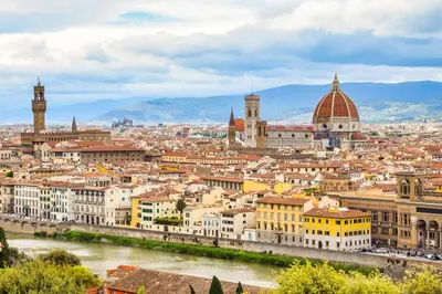 Vista generica su Bagno a Ripoli o vista sulla città dall'interno della casa vacanze