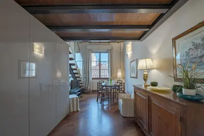 Planimetria di Tiziano big penthouse in the Oltrarno