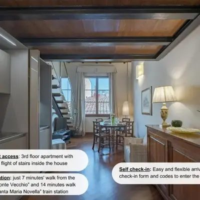 Tiziano big penthouse in the Oltrarno