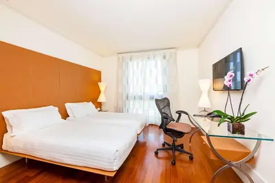 TV o dispositivi per l'intrattenimento presso Hilton Garden Inn Florence Novoli