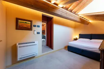 Letto o letti in una camera di Sdrucciolo dei Pitti Fourth floor