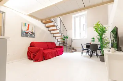 Area soggiorno di Signoria Guest House Florence