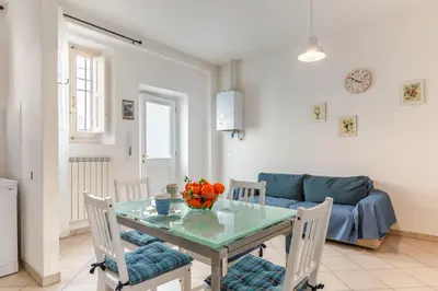Area soggiorno di GuestHost - Florence Quiet and Bright Apartment