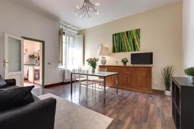 TV o dispositivi per l'intrattenimento presso Alice & Ellen Apartments by Mamo Florence