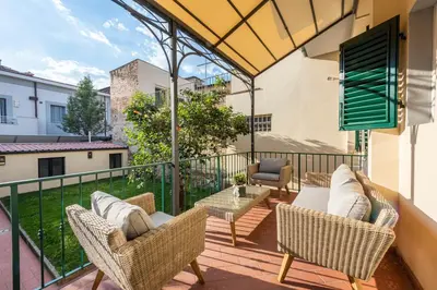 Balcone o terrazza di Dimora San Frediano, Oltrarno's gem with Patio