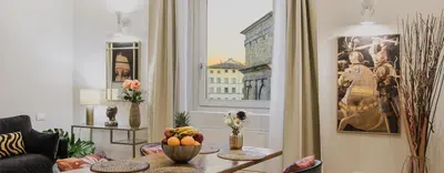 Area soggiorno di Apartments Florence - Ariento Deluxe 7