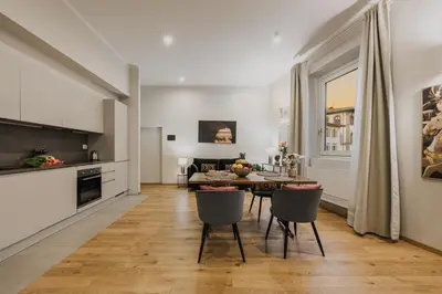 Cucina o angolo cottura di Apartments Florence - Ariento Deluxe 7