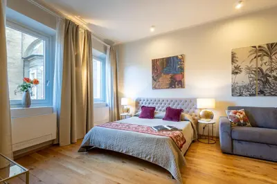 Letto o letti in una camera di Apartments Florence - Ariento Deluxe 7