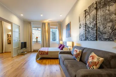 Area soggiorno di Apartments Florence - Ariento Deluxe 7