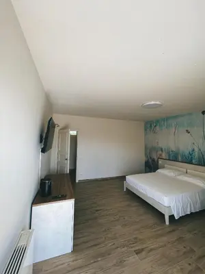 Letto o letti in una camera di Casa di Palaia