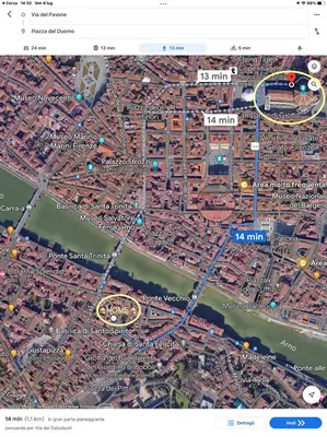 Vista generica su Firenze o vista sulla città dall'interno dell'appartamento