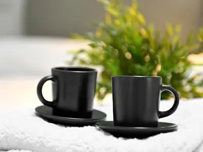 Set per la preparazione di tè e caffè presso Boutique Apartment “Diviso Due”