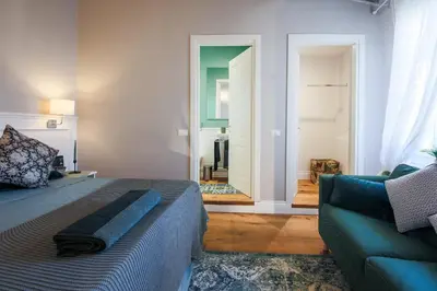Area soggiorno di Apartments Florence - Angel's Loft