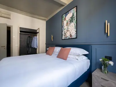Letto o letti in una camera di Flora Deluxe Apartment