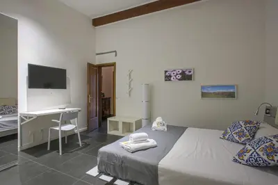 Letto o letti in una camera di Classy apartment in Mercato Centrale Firenze