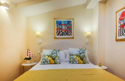 Letto o letti in una camera di Garden House by Canto degli Aranci