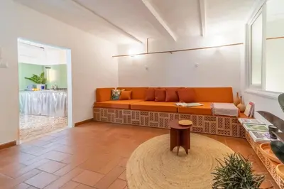 Area soggiorno di Memory Atelier - apartment in Florence