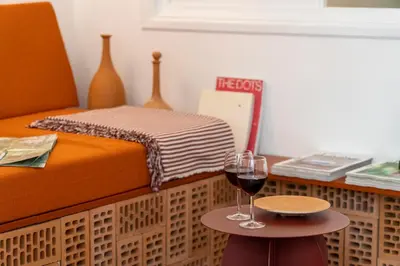 Area soggiorno di Memory Atelier - apartment in Florence