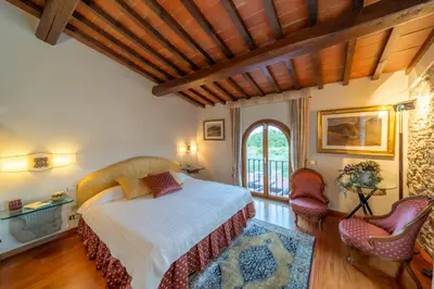 Letto o letti in una camera di Tenuta le Viste - panoramic Villa