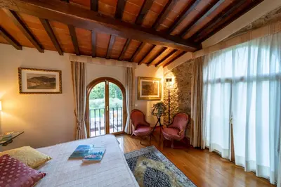 Letto o letti in una camera di Tenuta le Viste - panoramic Villa