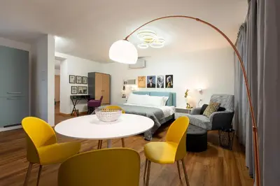 Area soggiorno di Guicciardini Apartment