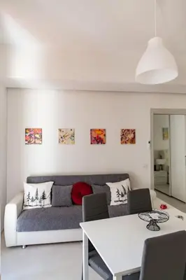 Area soggiorno di Modern Apartment near Ponte Vecchio.