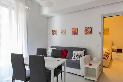 Area soggiorno di Modern Apartment near Ponte Vecchio.
