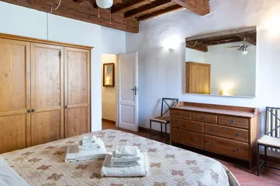Letto o letti in una camera di Charming Apartment By Piazza Santo Spirito
