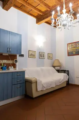 Letto o letti in una camera di Charming Apartment By Piazza Santo Spirito