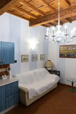 Letto o letti in una camera di Charming Apartment By Piazza Santo Spirito