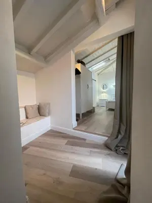 Letto o letti in una camera di Corte Santa Caterina in Florence