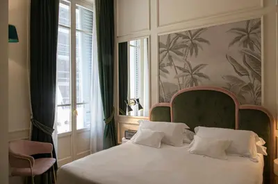 Letto o letti in una camera di Hotel La Gemma
