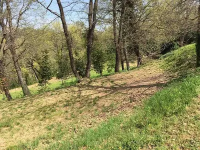 Paesaggio naturale nelle vicinanze della villa