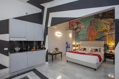 Letto o letti in una camera di Casual Rinascimento Firenze