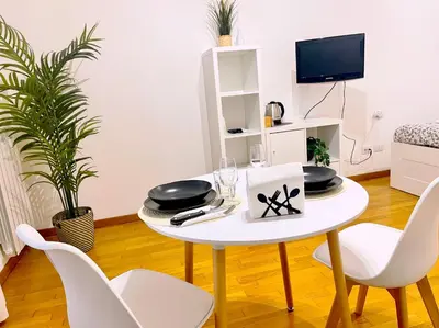 TV o dispositivi per l'intrattenimento presso Florence Green Apartment