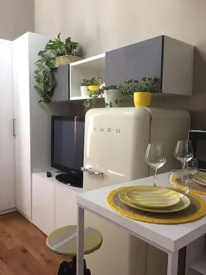 Cucina o angolo cottura di Room114 - Studio apartment near the center