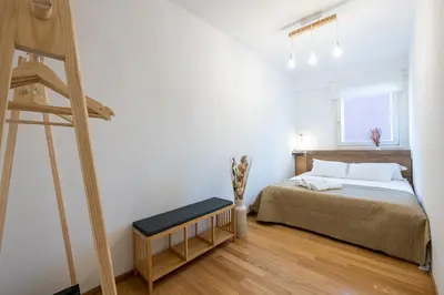Letto o letti in una camera di Art Design Home Firenze