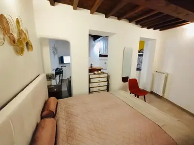 Letto o letti in una camera di Casa Stella nel cuore di Firenze