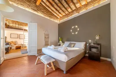 Letto o letti in una camera di Urban Retreat