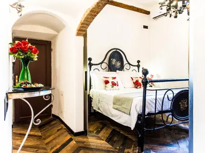 Letto o letti in una camera di Suite Torre Elvira