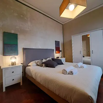 Letto o letti in una camera di Apartment Corsica 11
