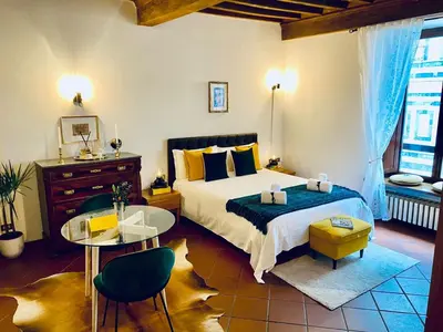 Letto o letti in una camera di La Mandorla Iconic Duomo View