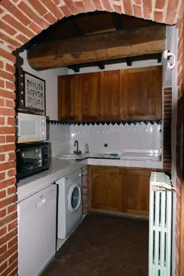 Cucina o angolo cottura di Molino in chianti