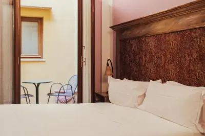 Letto o letti in una camera di II Guelfo Bianco