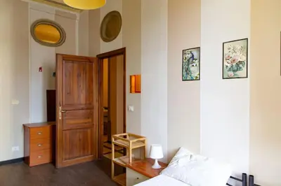 Letto o letti in una camera di Nice Apartment Near The Basilica Of San Lorenzo