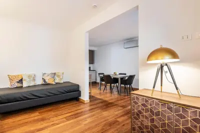 Area soggiorno di Vasari Apartment